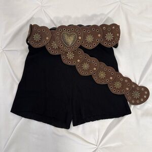 100% Viscose Black Micro Shorts Women’s Size Small